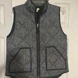 J Crew Herringbone Vest